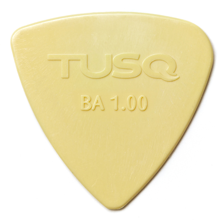 TUSQ - Bi-Angle Picks, Refill Pack, 48 pcs., vintage white, 1.00 mm