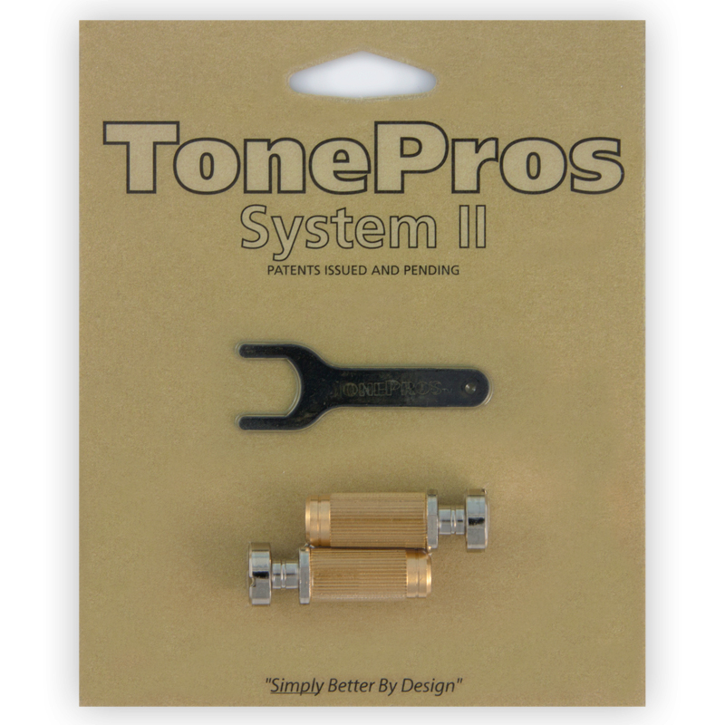 TonePros SS1 N - Standard Brass Locking Studs - Nickel