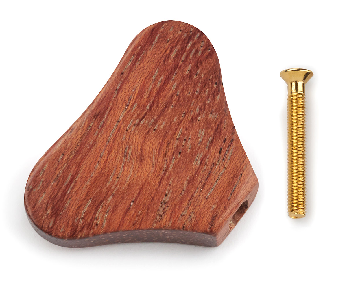 Warwick Parts - Wooden Peg for Warwick Machine Heads - Bubinga (with Gold Screw)
