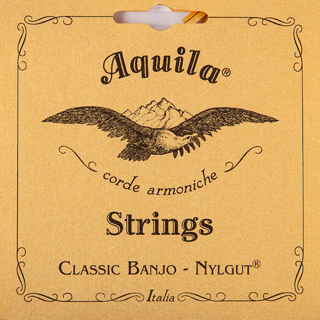 Aquila 7B - Nylgut Series, Minstrel Banjo String Set - 5-String, dGDF#A Tuning, Medium Tension