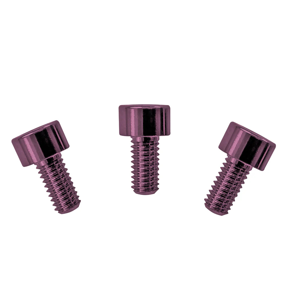 Floyd Rose FRNCSPKP - Color Stainless Steel Nut Clamping Screws (3 pcs), Pink