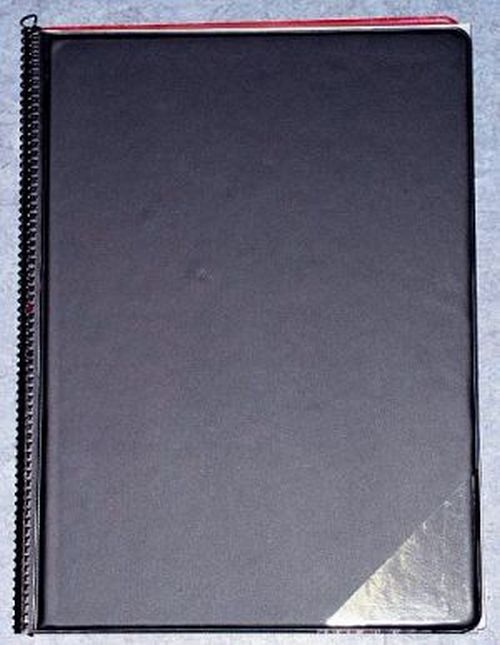 STAR 661a Notenmappe - 23 x 33 cm hoch, 25 Taschen, schwarz