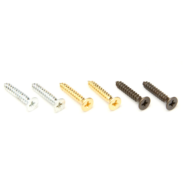 Floyd Rose FR1NMSTC - 1000 Series / Special Nut Mounting Screws (2 pcs) - Top - Chrome