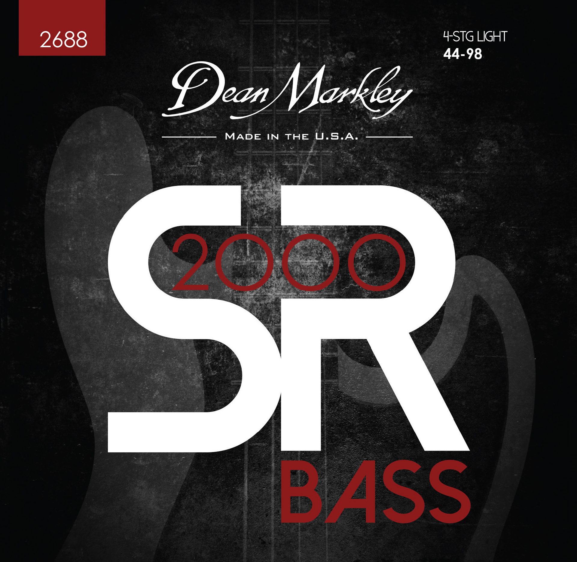 Dean Markley SR 2000 - 2688 - Electric Bass String Set, 4-String, Light, .044-.098