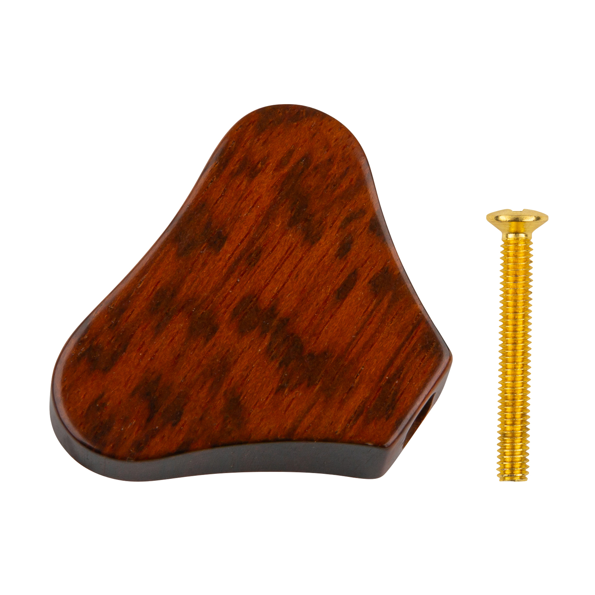 Warwick Parts - Wooden Peg for Warwick Machine Heads - Snakewood (with Gold Screw)