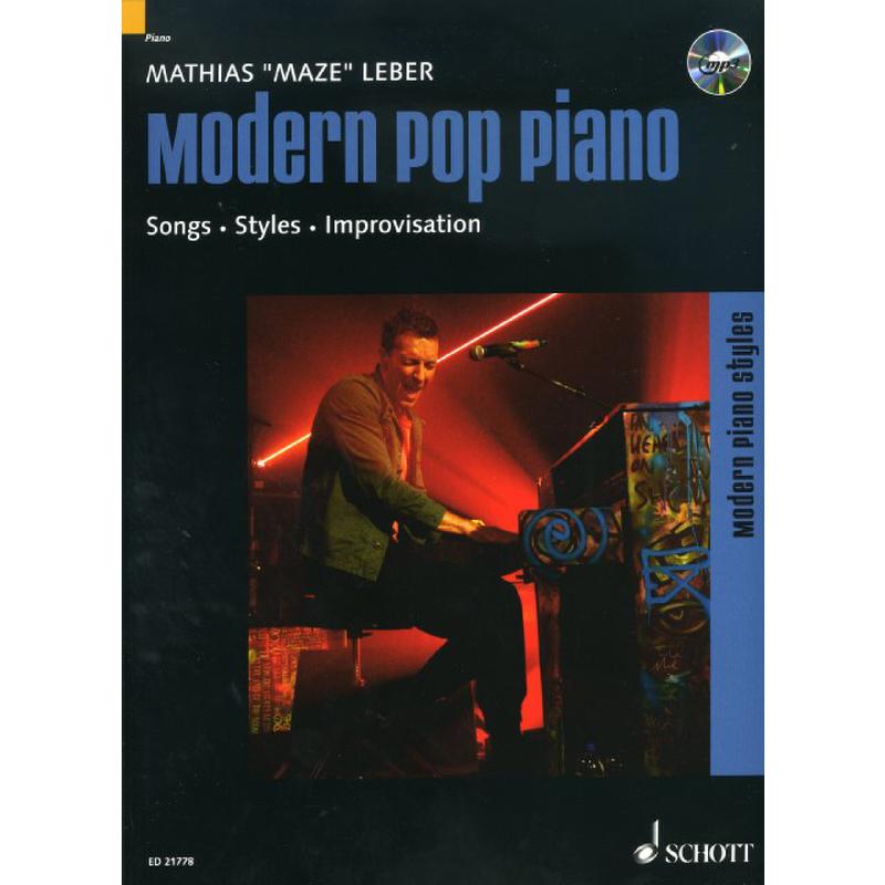 Leber: Modern Pop Piano,  Songs - Styles - Improvisation - ED21778