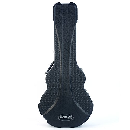 RockCase - Premium Line - Acoustic Guitar ABS Case (6- & 12-String Jumbo / Jazz), Curved - Black