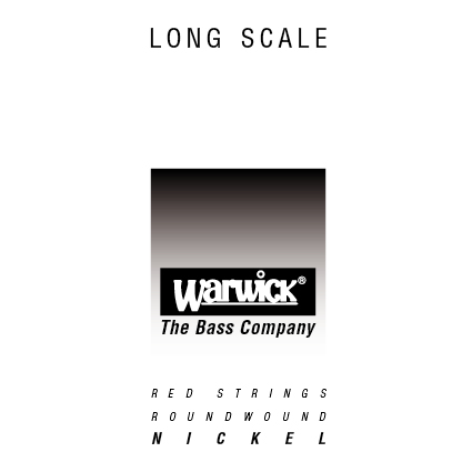 Warwick Red Strings Bass Strings, Nickel-Plated Steel - Bass Single String, .030", Long Scale