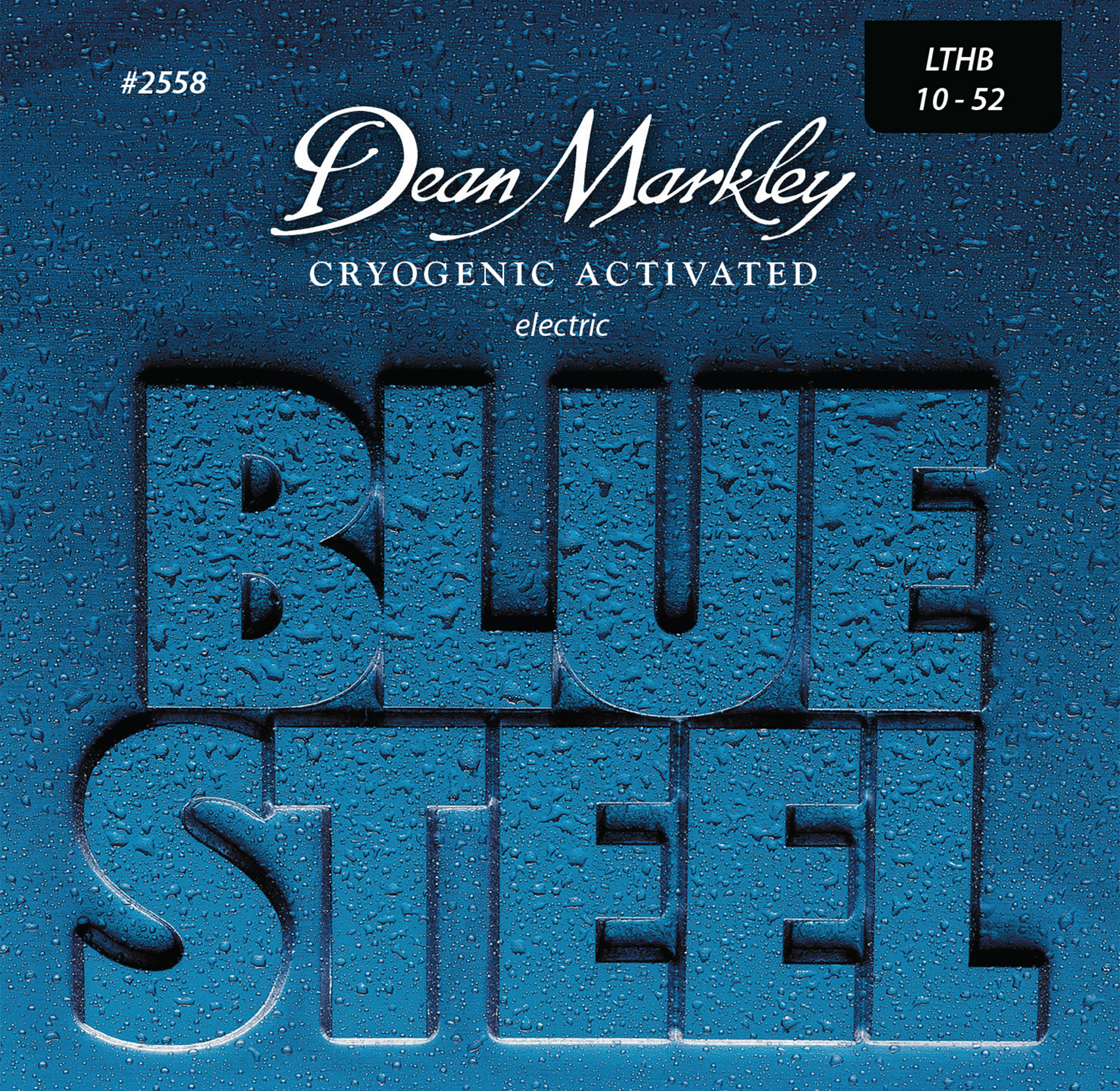 Dean Markley Blue Steel - 2558 - Electric Guitar String Set, Light Top Heavy Bottom, .010-.052