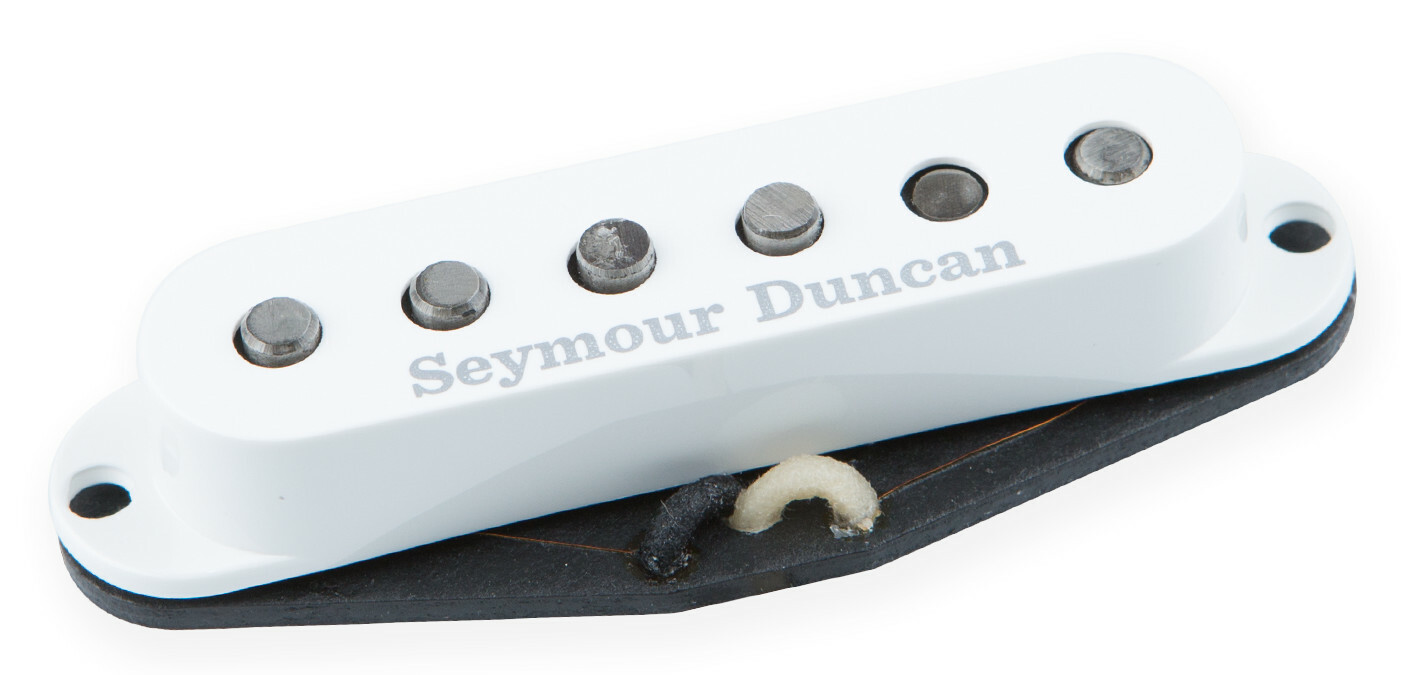 Seymour Duncan SSL-1 rwrp - Vintage Staggered Strat Pickup, RW/RP - White Cap