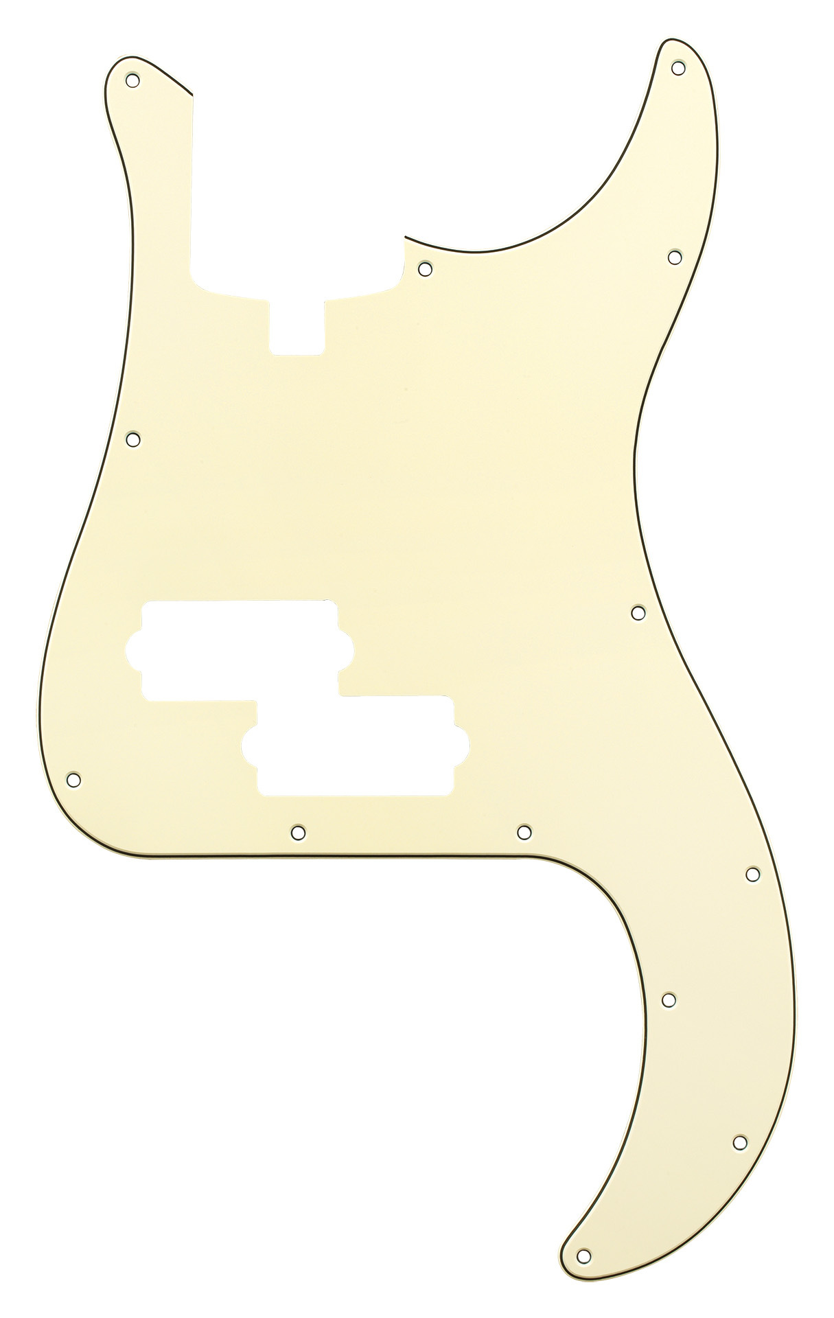 Sadowsky Parts - 21 Fret P Bass Pickguard - 4 String - Vintage White