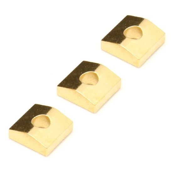 Floyd Rose FR1NCBSG - 1000 Series / Special Nut Clamping Blocks (3 pcs) - Satin Gold
