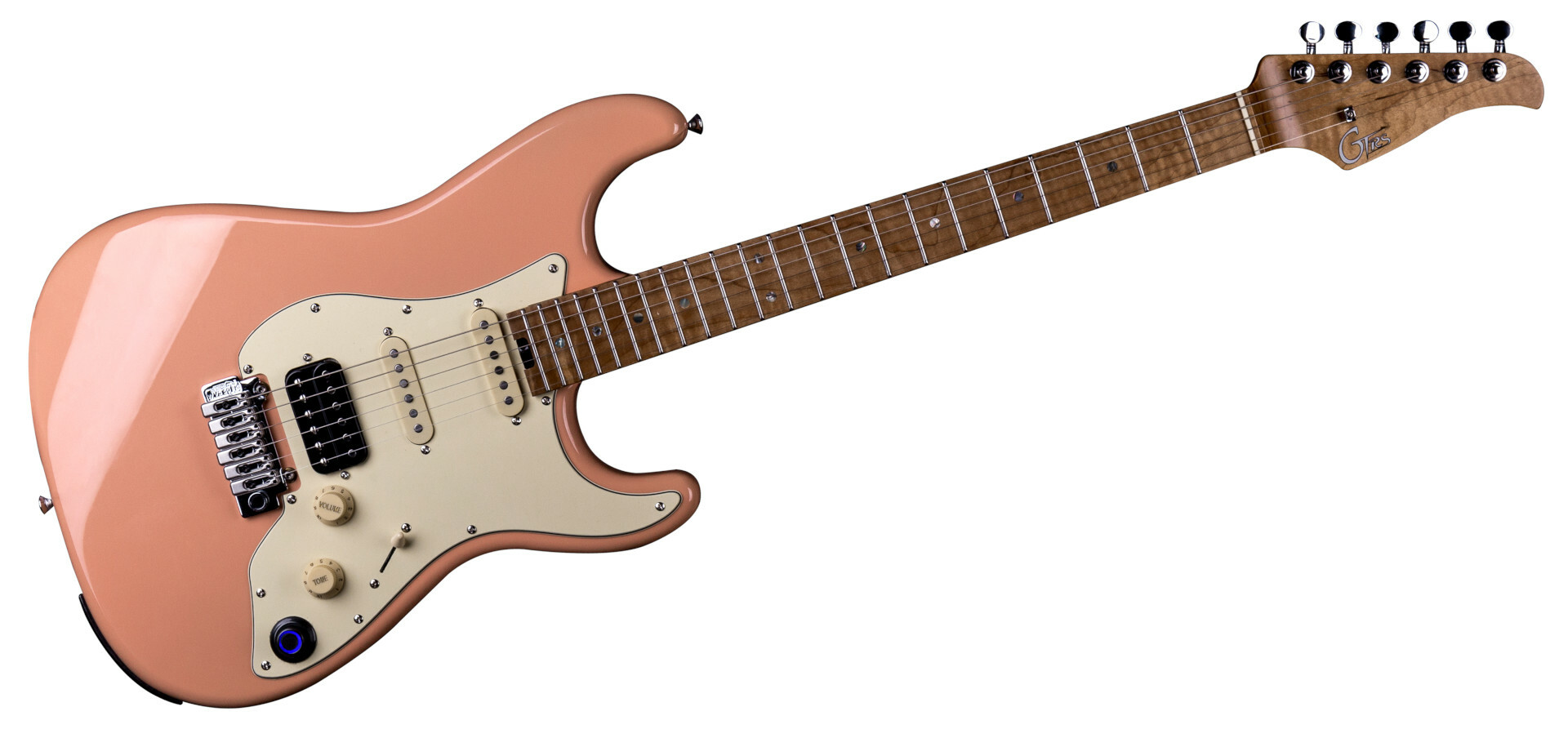 Mooer GTRS Guitars Professional 801 Intelligent Guitar (P801) - Flamingo Pink