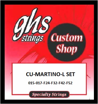 GHS Custom Shop - Pat Martino Signature Flatwounds - Electric Guitar String Set, Medium, .015-.052