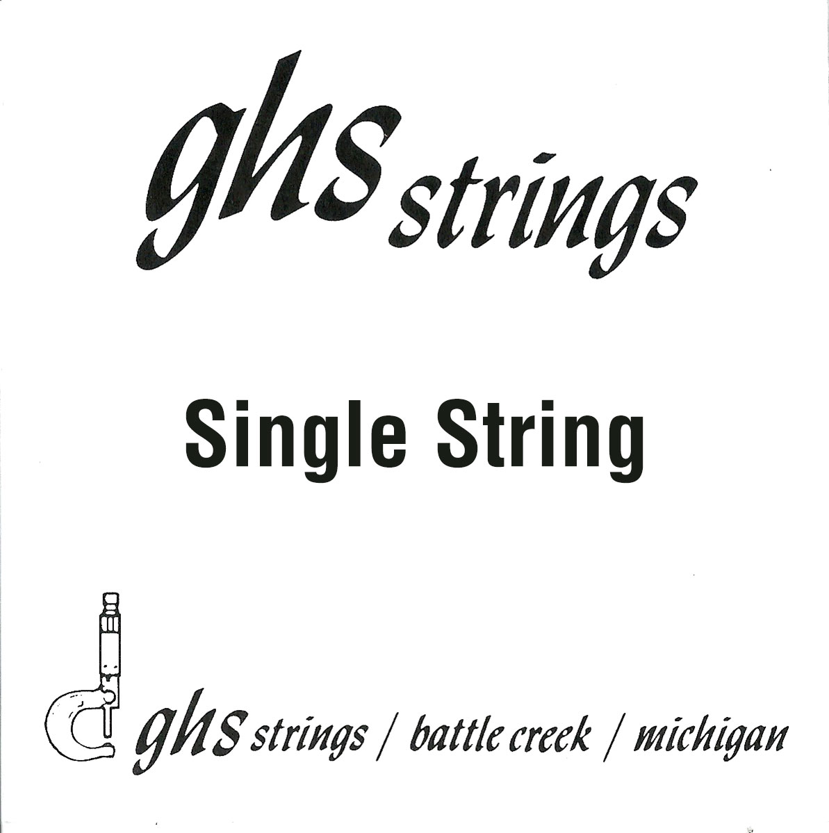 GHS Phosphor Bronze - B34 - Acoustic Guitar Single String, .034, wound