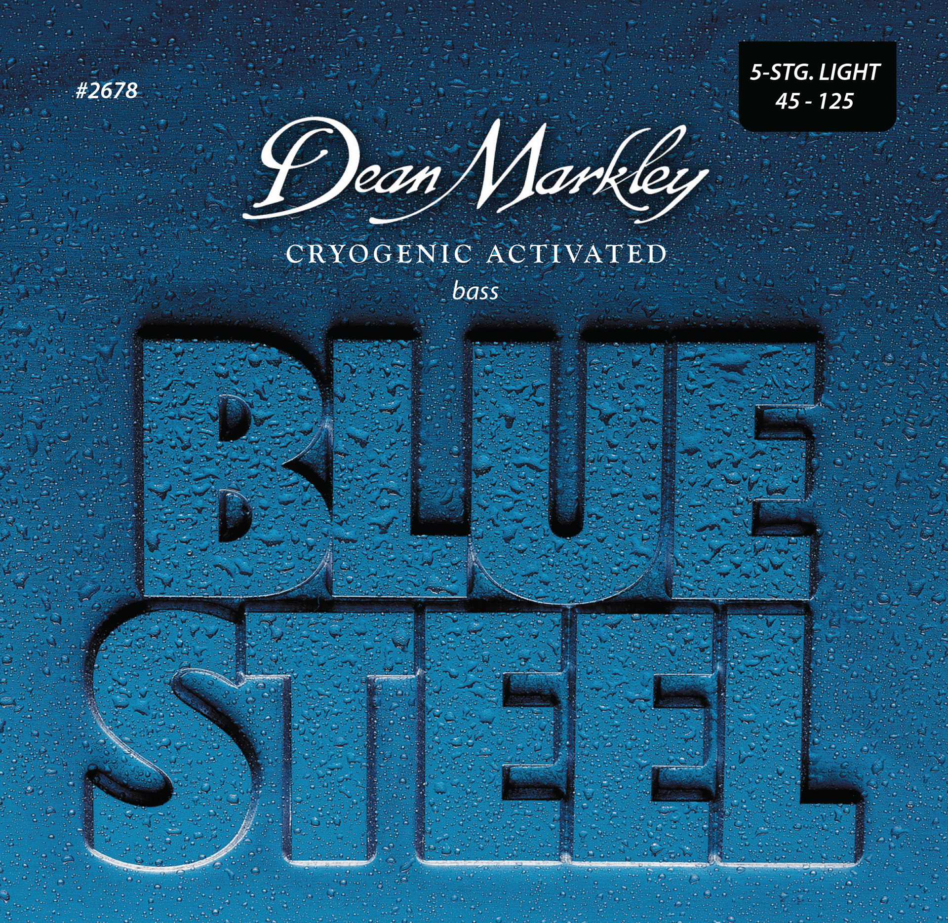 Dean Markley Blue Steel - 2678 - Electric Bass String Set, Stainless Steel, 5-String, Light, .045-.125