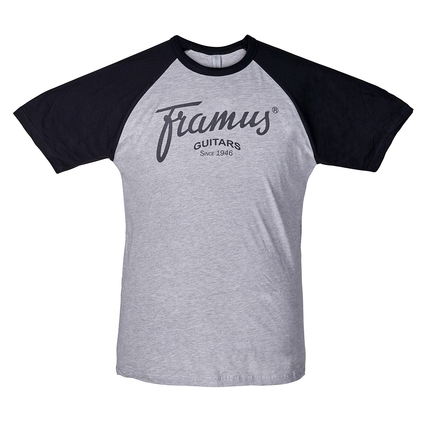 Framus Promo - Logo Baseball T-Shirt Gray/Black - Size S