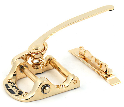 Bigsby B5 Vibrato with Bridge - Flat Top Solid Body Guitars - Gold, Lefthand
