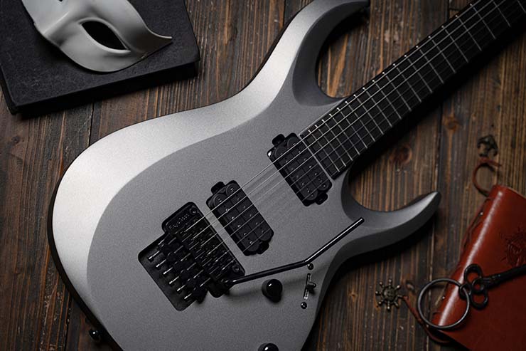 CORT E-Gitarre X500 Menace, Grey Satin