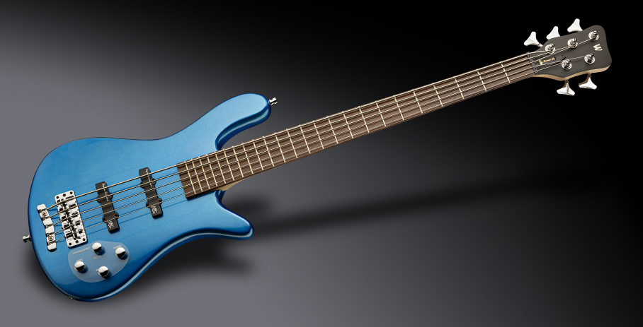 Warwick RockBass Streamer LX, 5-String - Blue Metallic High Polish