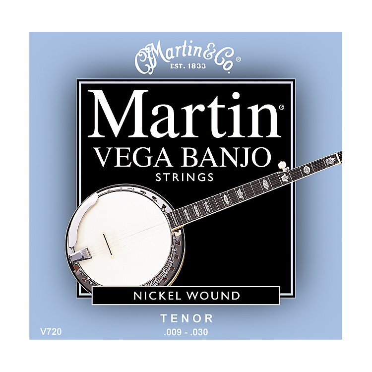 MARTIN V720 Vega Tenor-Banjo 009-030 Saiten-Satz