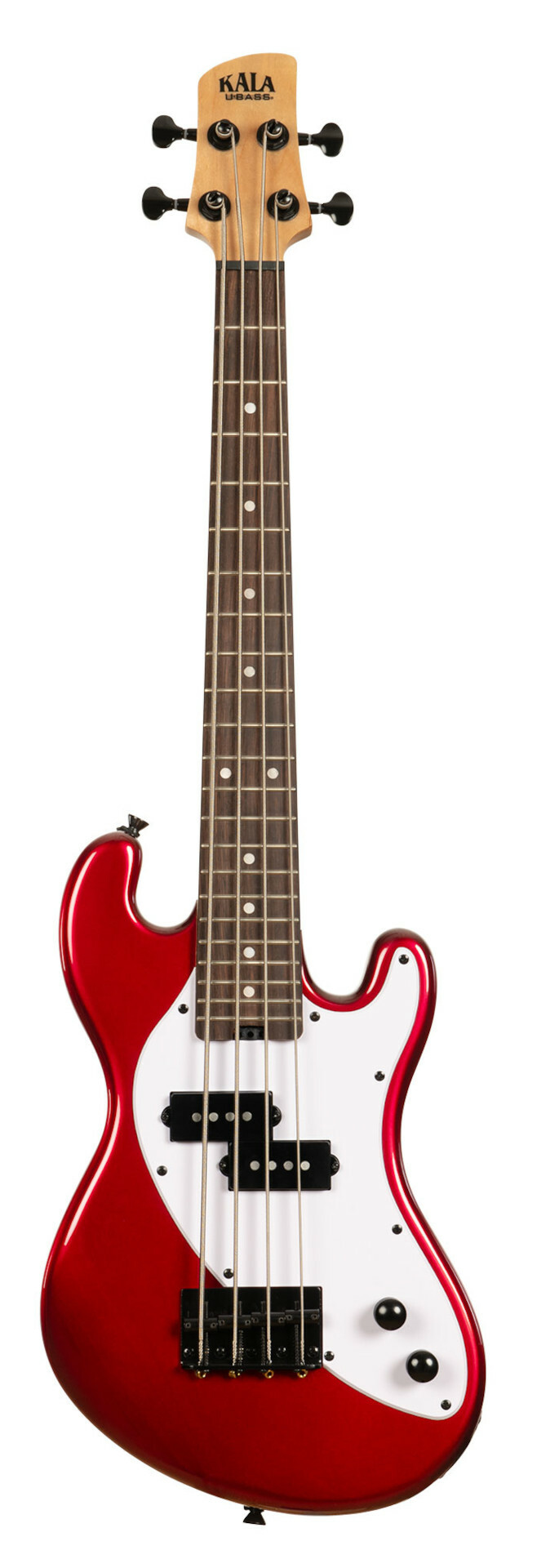 U-Bass Solid Body 4-String, Candy Apple Red, Fretted, with Bag