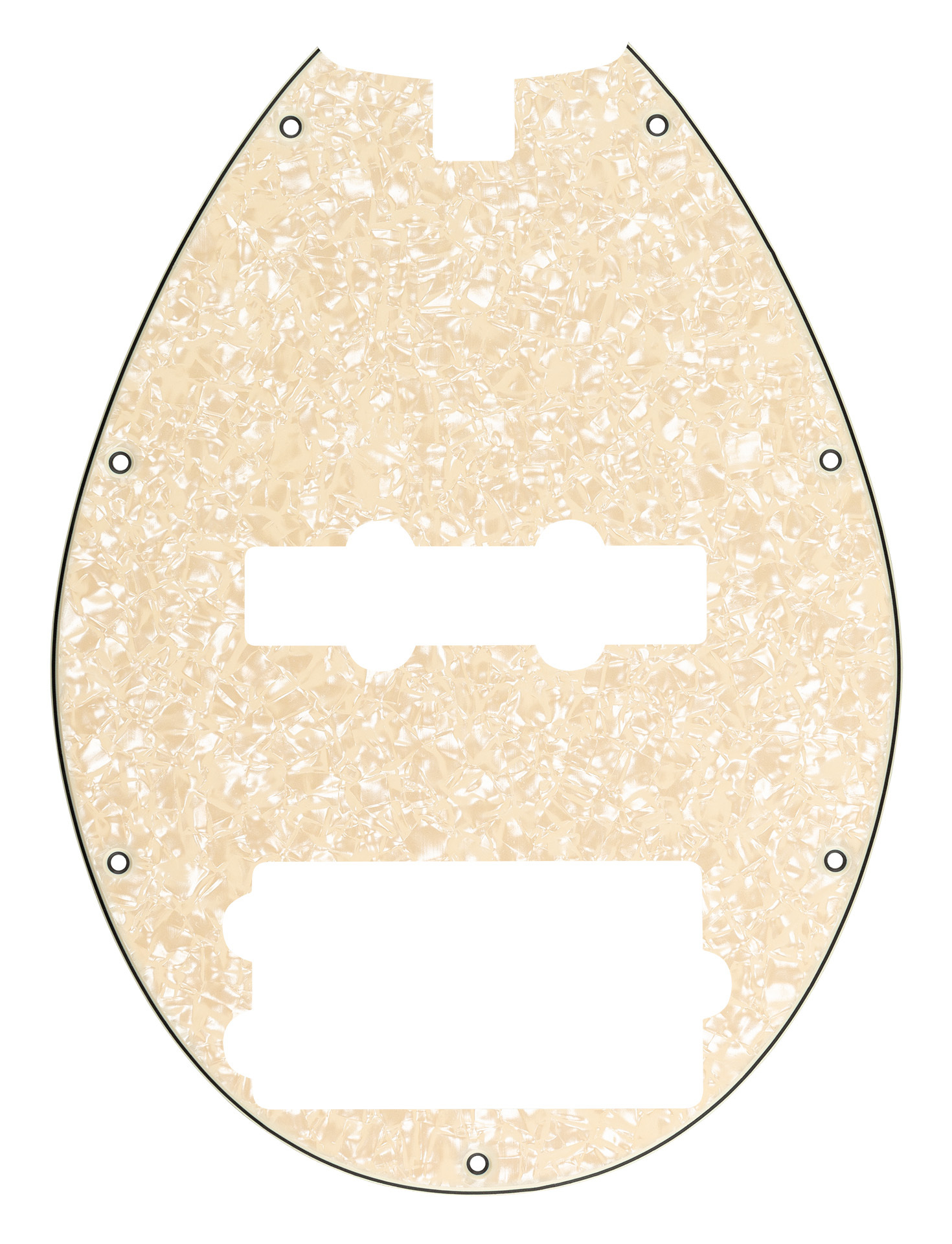 Sadowsky Parts - 21 Fret J/M Bass Pickguard - 4 String - Cream Pearl