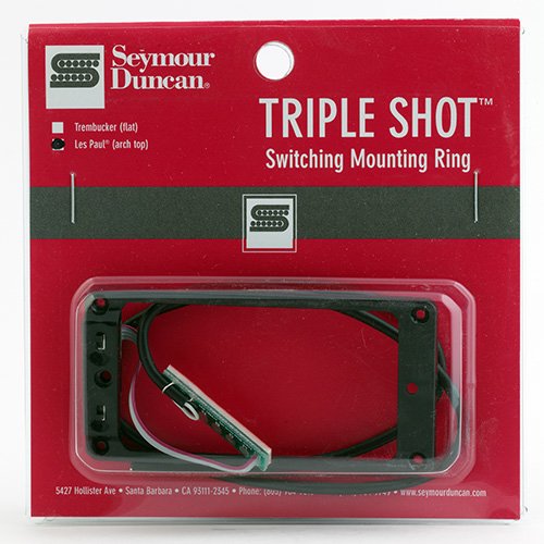 Seymour Duncan STS-2N - Triple Shot, Neck Switching Mounting Ring, Arched - Black