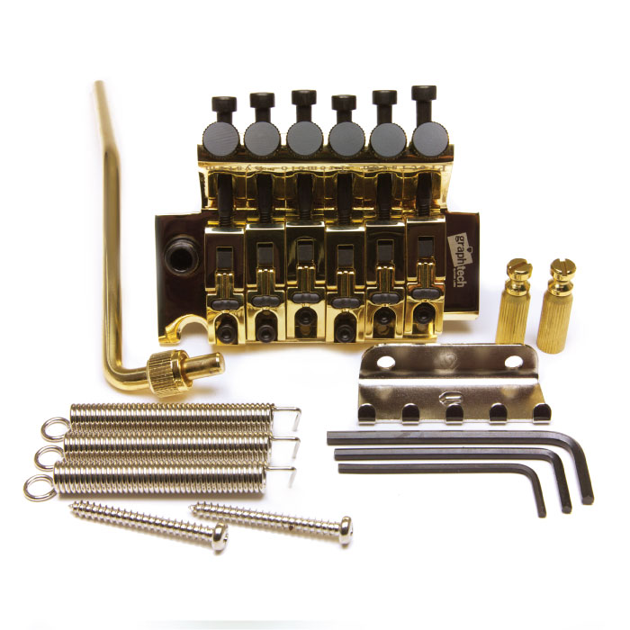 Ghost PN-0080-G0 - Loaded LB63 Floyd Rose Style Tremolo System - Gold