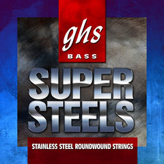 GHS Super Steels - CM5000 - Bass String Set, 4-String, Custom Medium Light, .045-.105