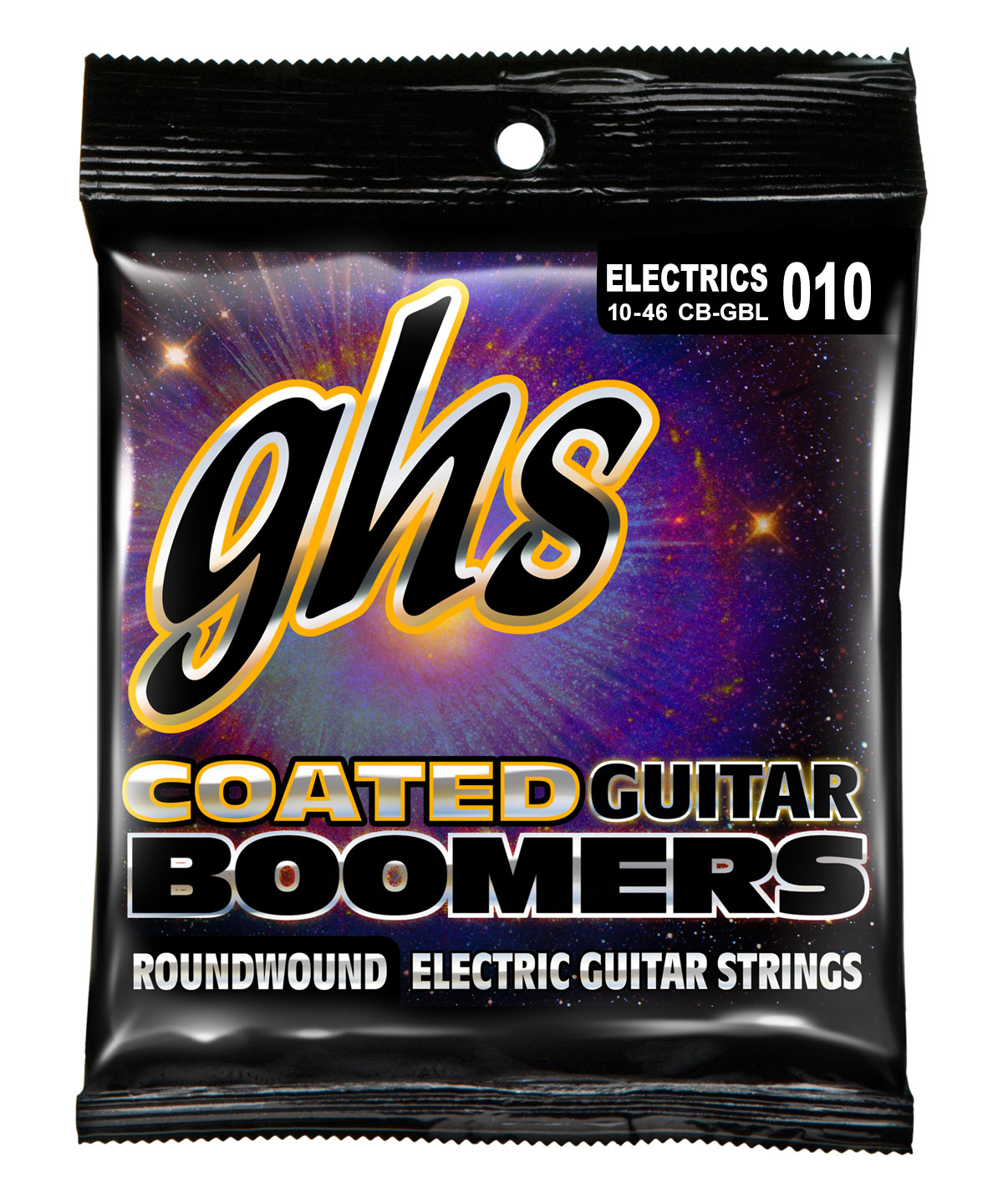 GHS Coated Boomers - CB-GBL - Electric Guitar String Set, Light, .010-.046