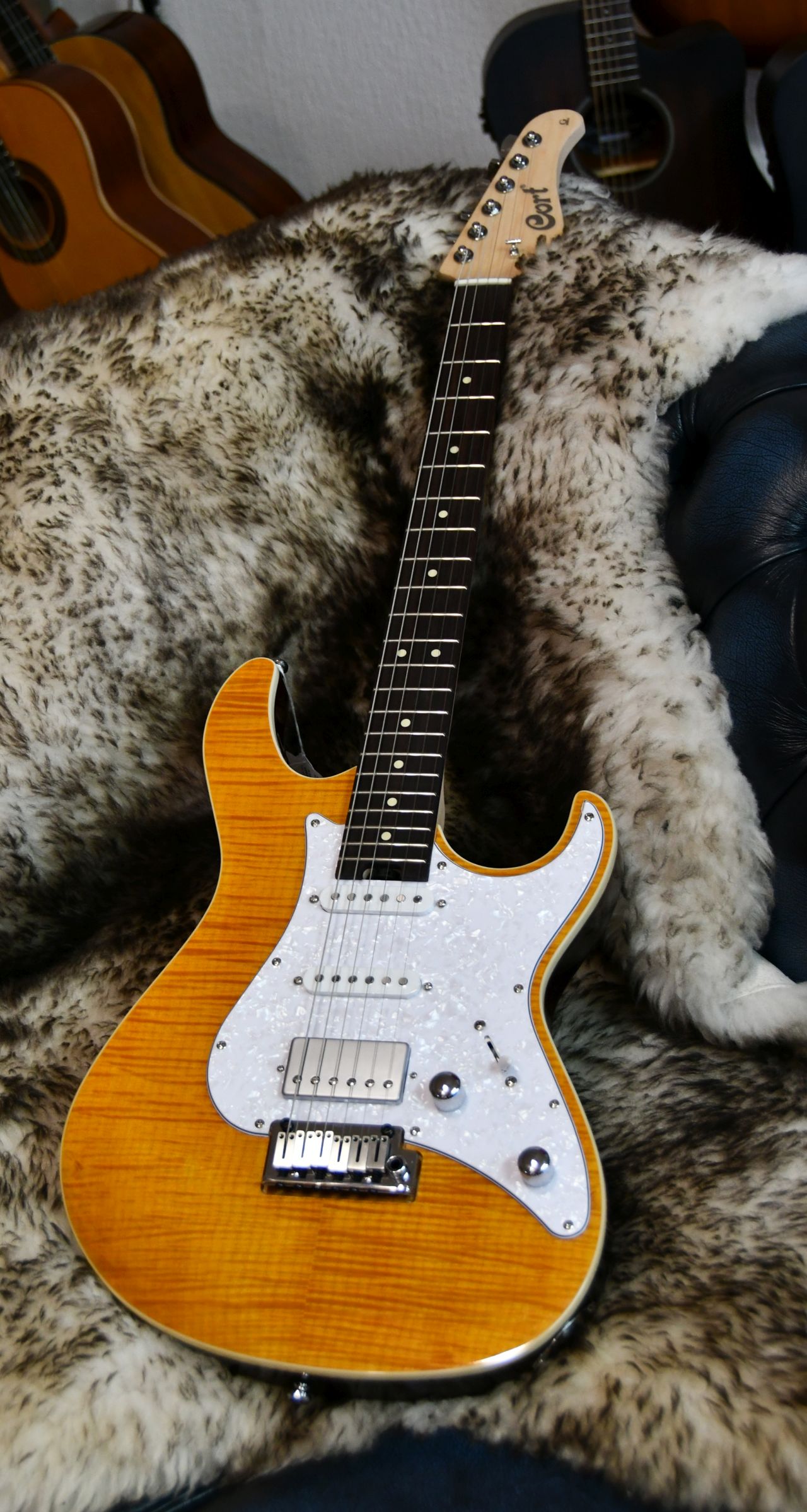 CORT E-Gitarre G280 Select Amber