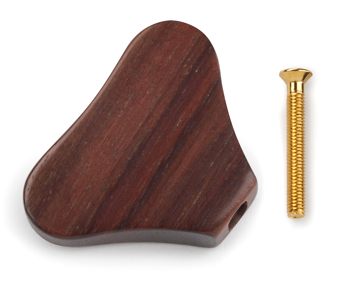 Warwick Parts - Wooden Peg for Warwick Machine Heads - Rosewood (with Gold Screw)
