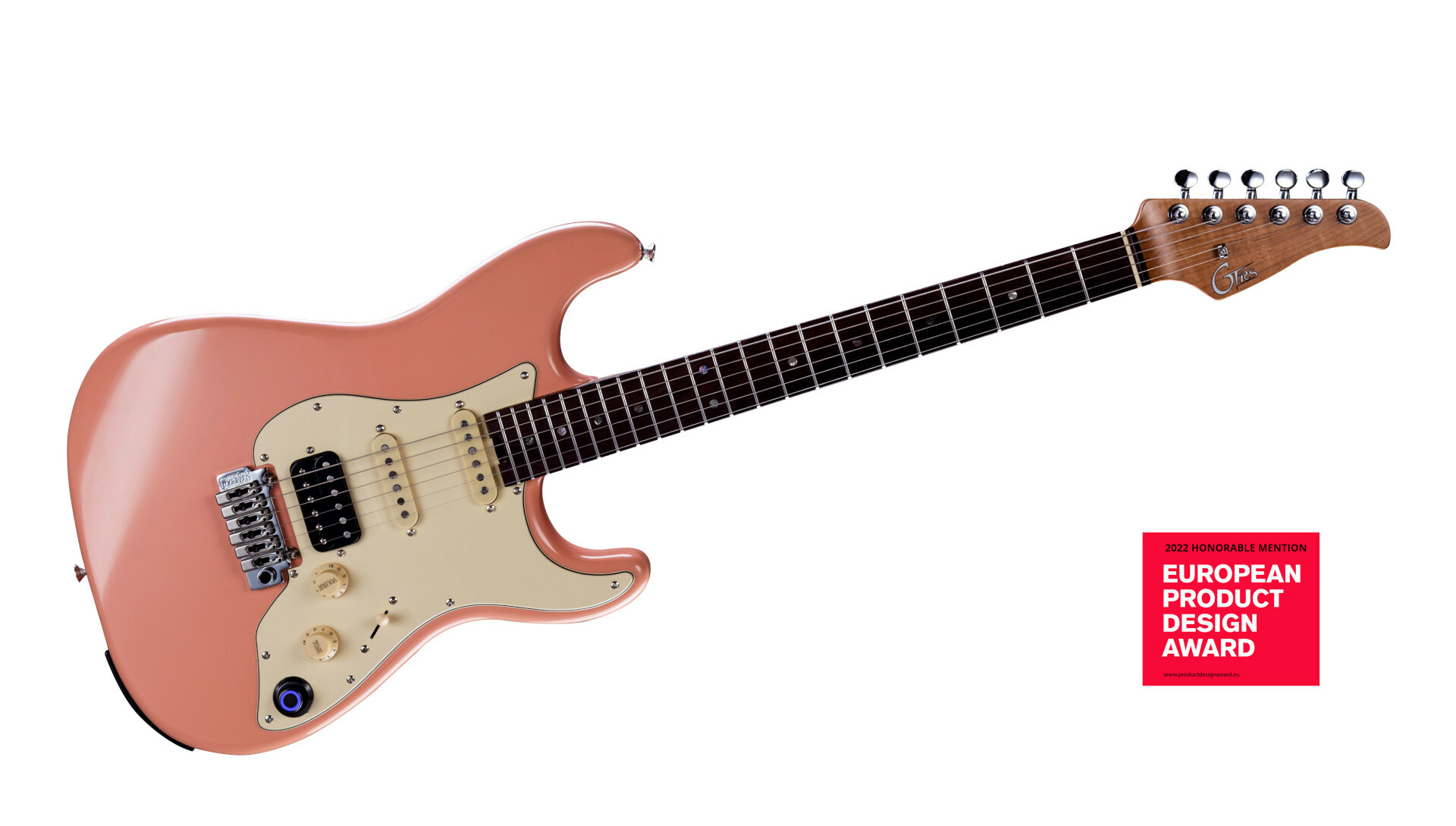 Mooer GTRS Guitars Professional 800 Intelligent Guitar (P800) - Flamingo Pink