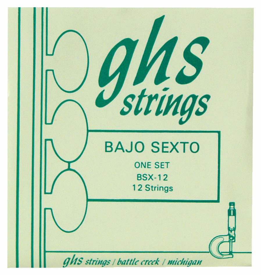 GHS Bajo Sexto, Acoustic Guitar String Set,  Loop End 12 String, .024-.092