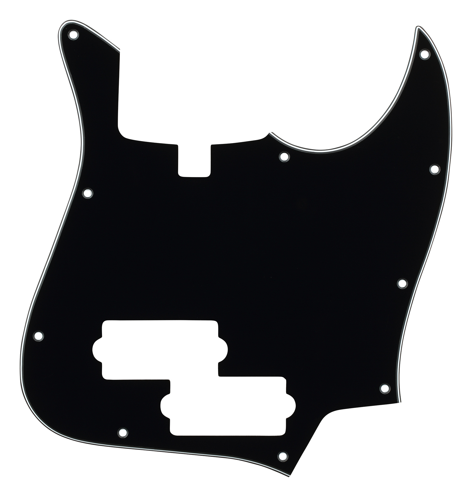 Sadowsky Parts - 21 Fret PJ Bass Pickguard - 5 String - Black