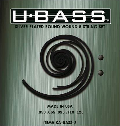 Kala U-Bass Metal Roundwound String Set, 5-String
