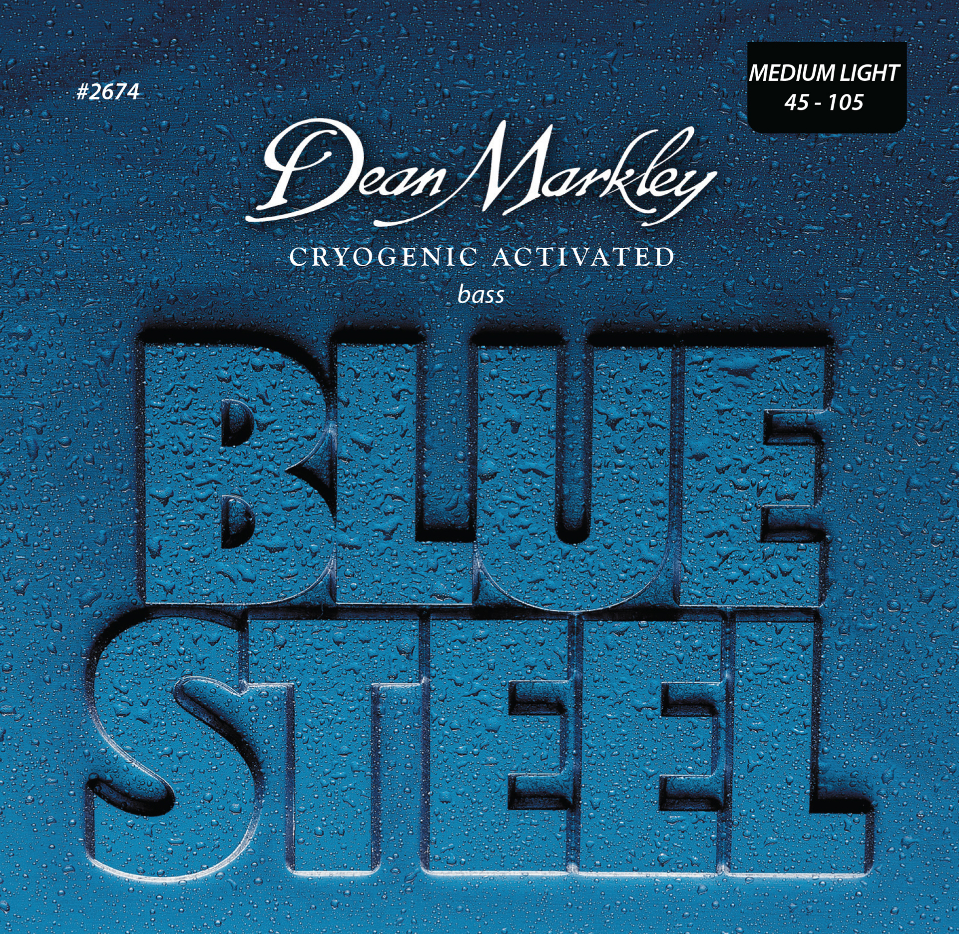 Dean Markley Blue Steel - 2674 - Electric Bass String Set, Stainless Steel, 4-String, Medium Light, .045-.105