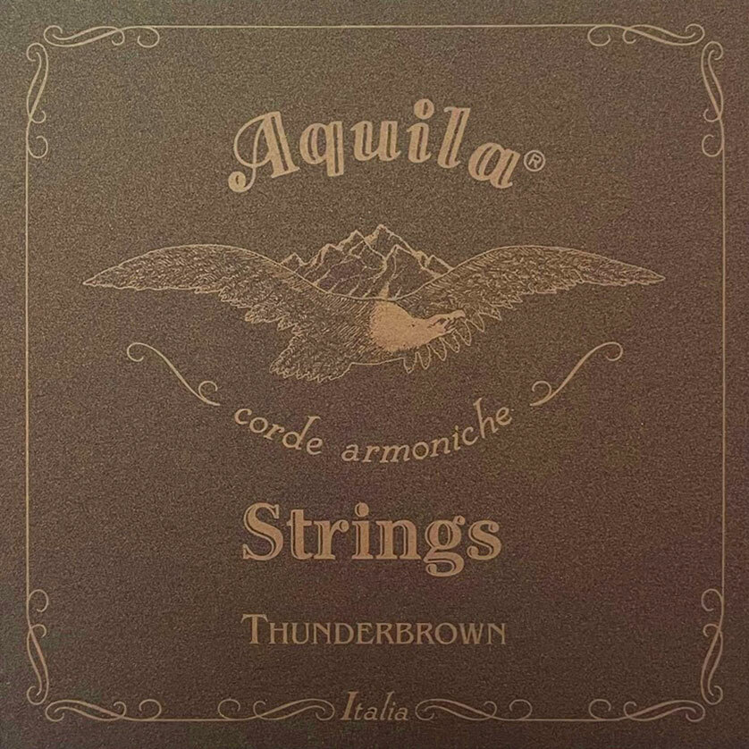 Aquila 165U - Thunderbrown Series, Bass Ukulele / U-Bass String Set - 4-String, 18" - 21" Scale