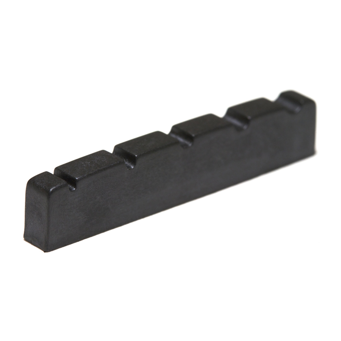 Black TUSQ XL LT-1400-10 - Bass Nut, Flat, Slotted, 5-String - Luthier's Pack, 10 pcs.
