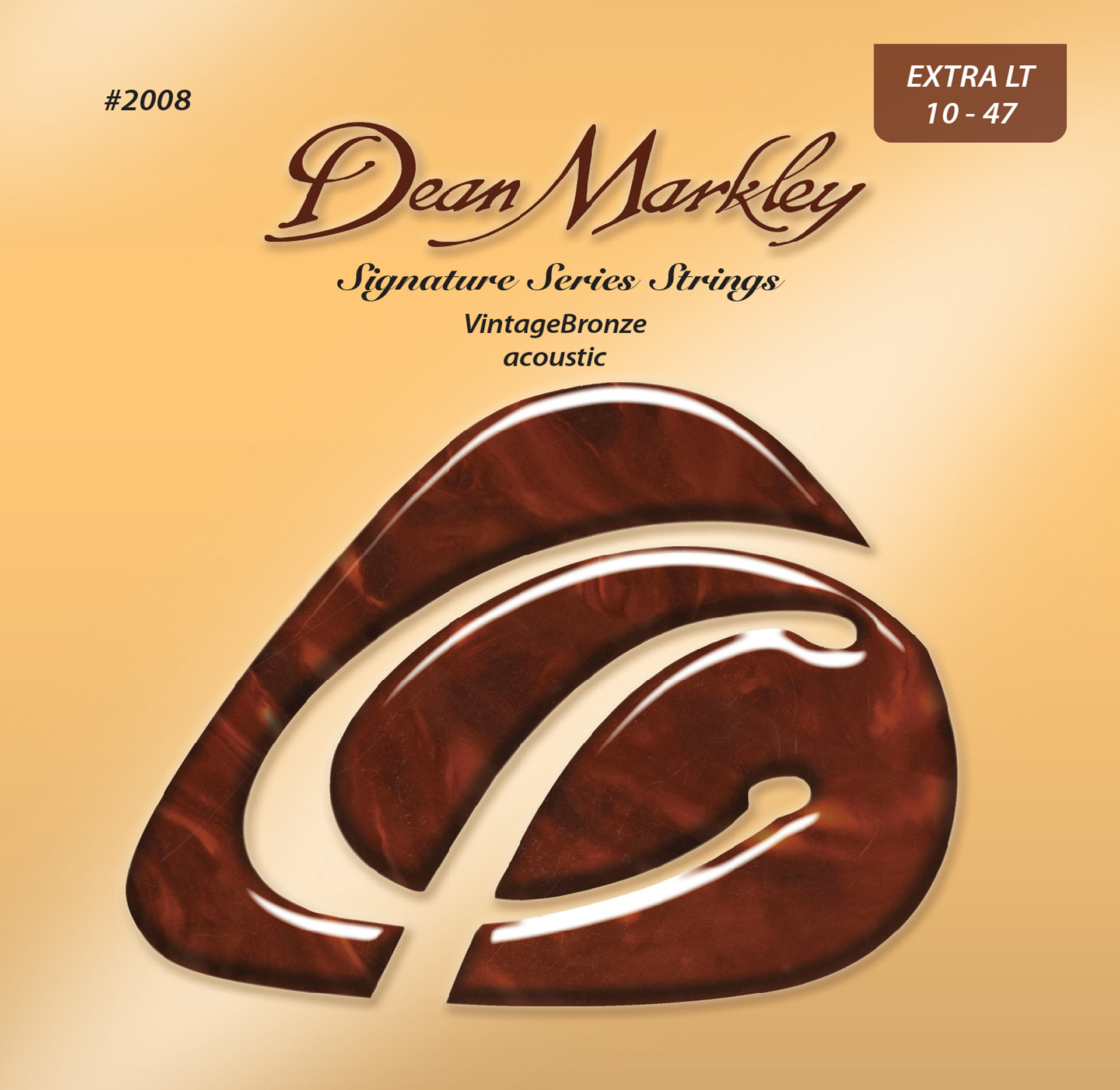 Dean Markley VintageBronze Signature - 2008 - Acoustic Guitar String Set, Extra Light, .010-.047