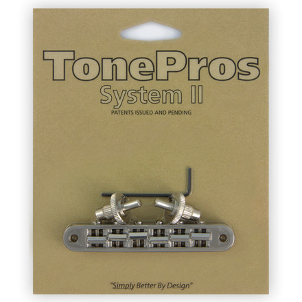 TonePros TP6 N - Standard Tune-O-Matic Bridge (Small Posts) - Nickel