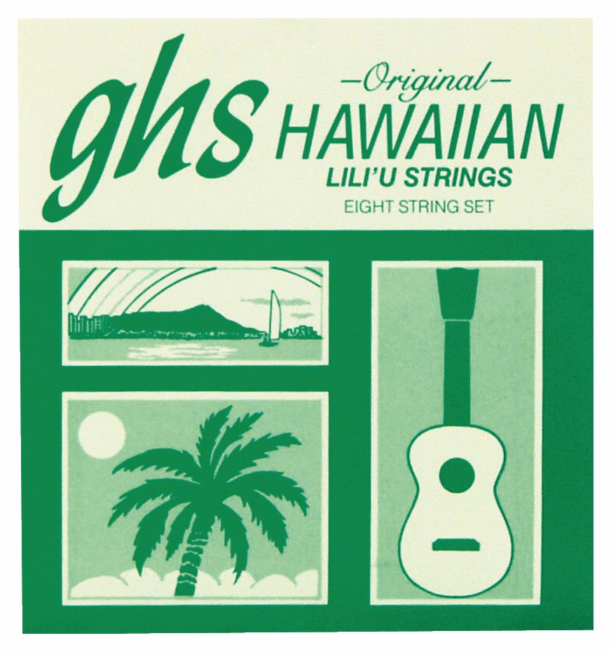 GHS Lili'u Hawaiian - H-L8 - Ukulele String Set,  8-String