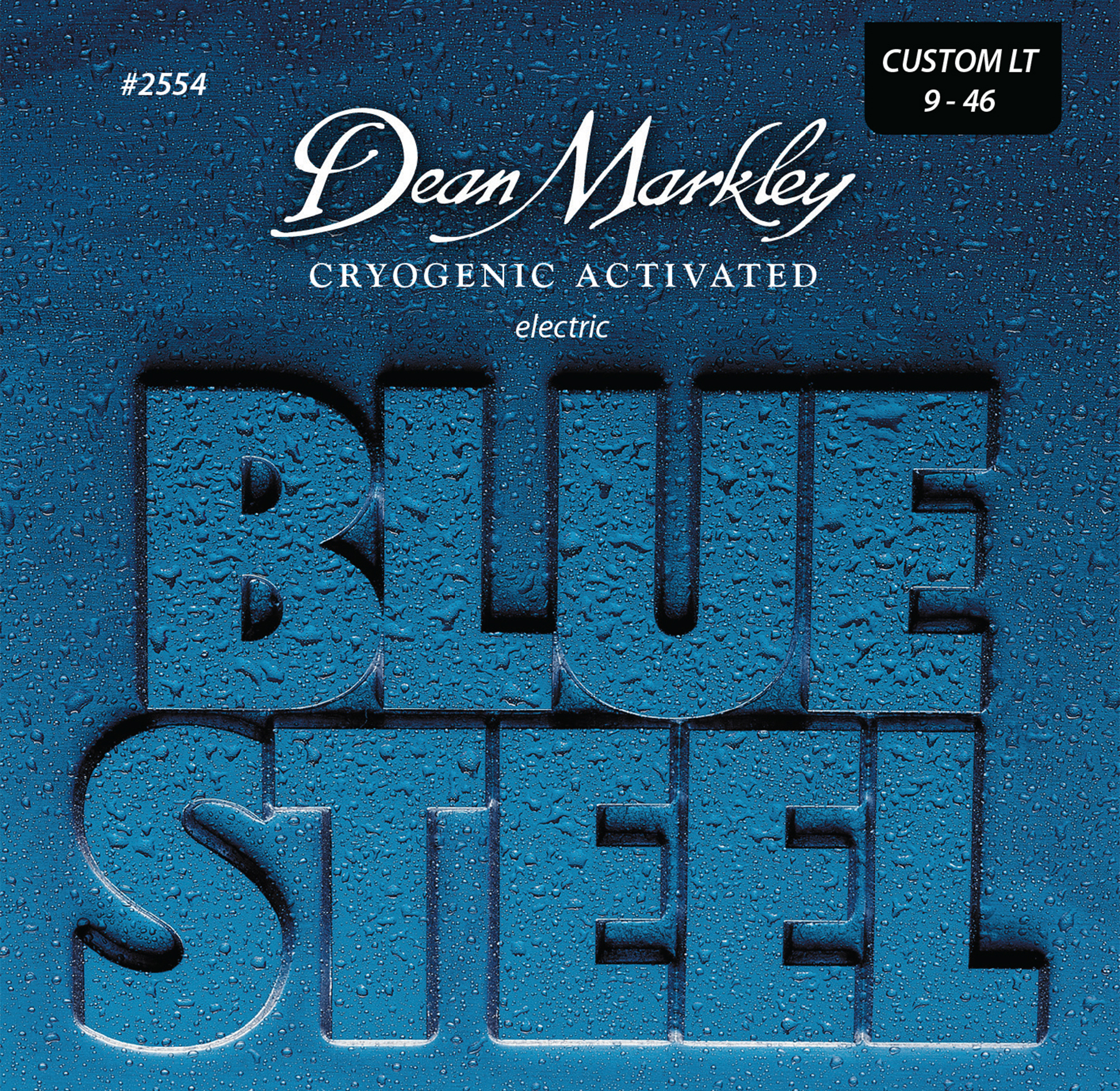 Dean Markley Blue Steel - 2554 - Electric Guitar String Set, Custom Light, .009-.046