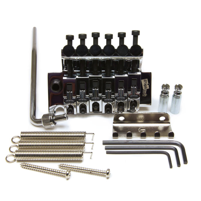 Ghost PN-0080-C0 - Loaded LB63 Floyd Rose Style Tremolo System - Chrome