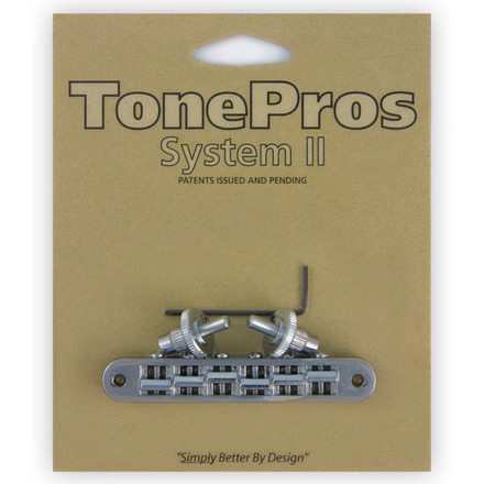 TonePros TP6 C - Standard Tune-O-Matic Bridge (Small Posts) - Chrome