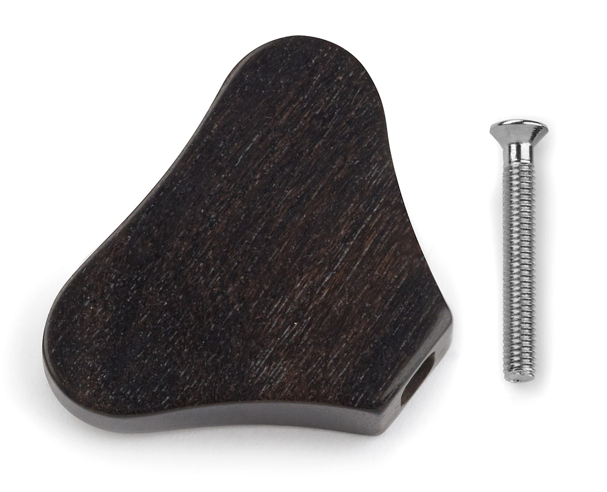 Warwick Parts - Wooden Peg for Warwick Machine Heads - Ebony (with Chrome Screw)