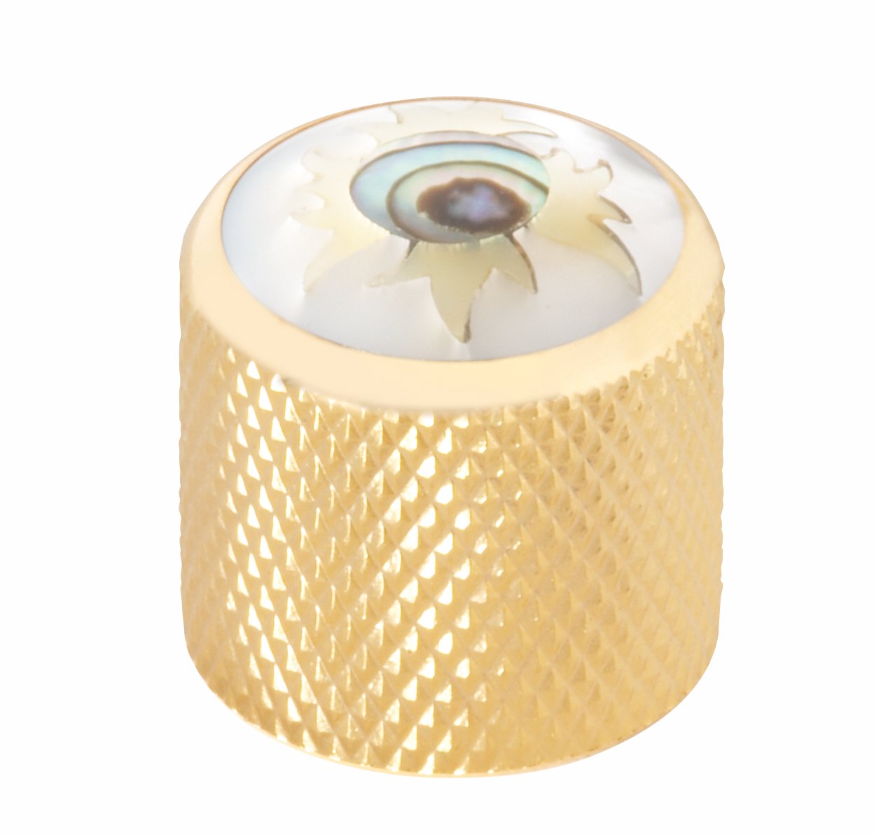Framus & Warwick - Potentiometer Dome Knob, Sun, Inlay - Gold