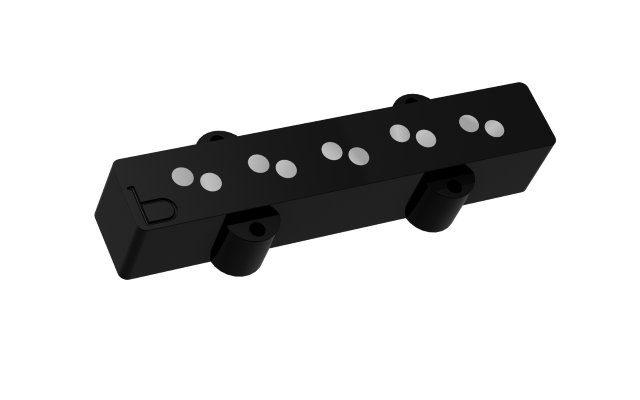 Bartolini 5-String b-axis J-Bass (b-axis J55J-L-18), Bridge, Black