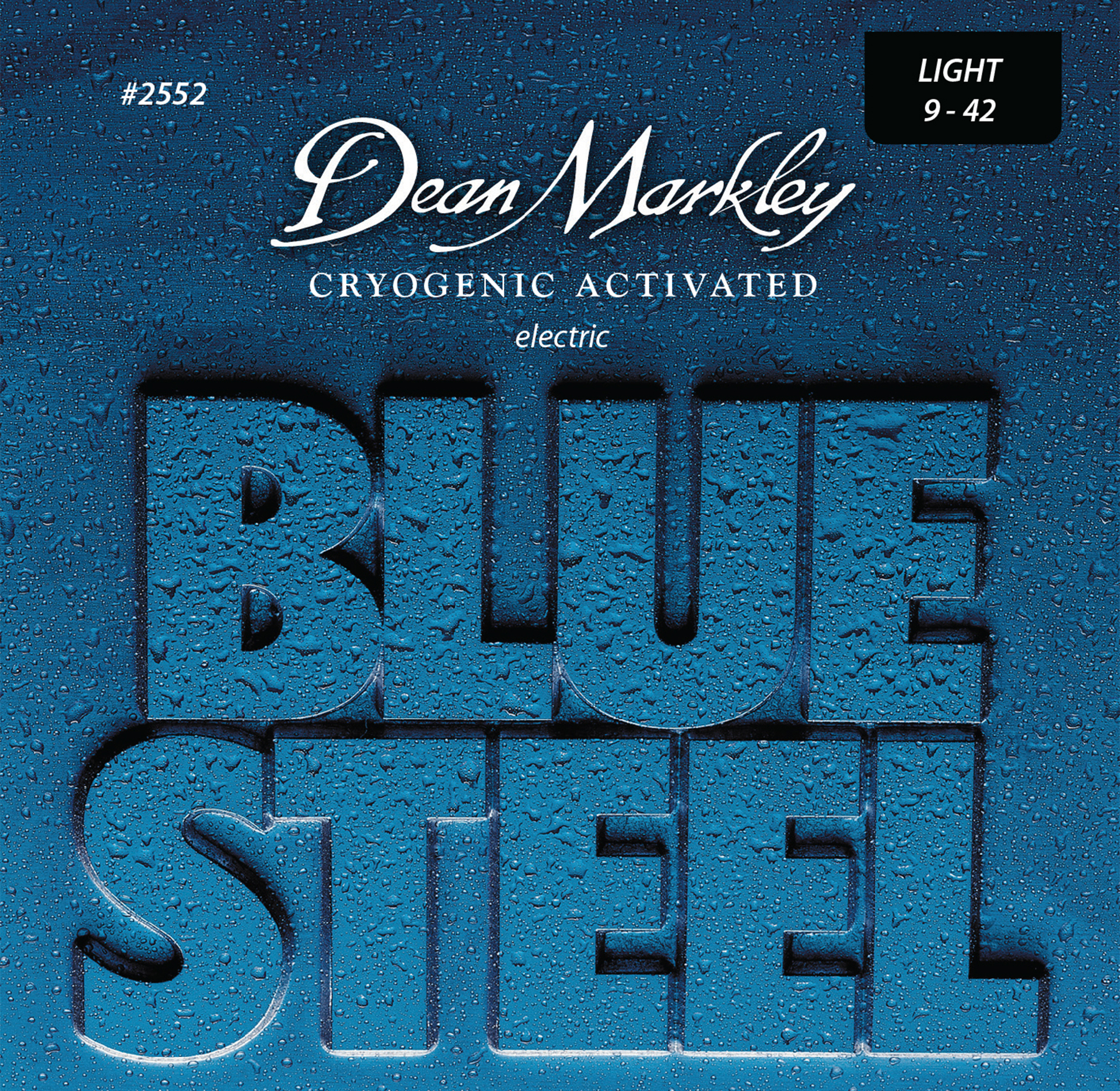 Dean Markley Blue Steel - 2552 - Electric Guitar String Set, Light, .009-.042